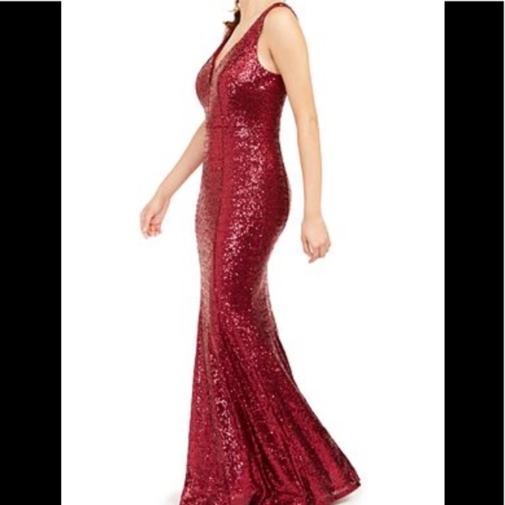 Red Dress body con long red dress sparkling sleeveless long gown party dress new